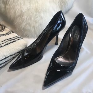 Dolce & Gabbana Black Patent Heels Size 38.5